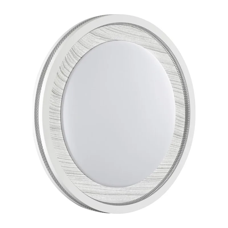 7681/ELN COLOR SN 164 Светильник пластик/сер под дер LED 76Вт 3000/4000/6000K D480 IP43 CCT MAVI WOOD