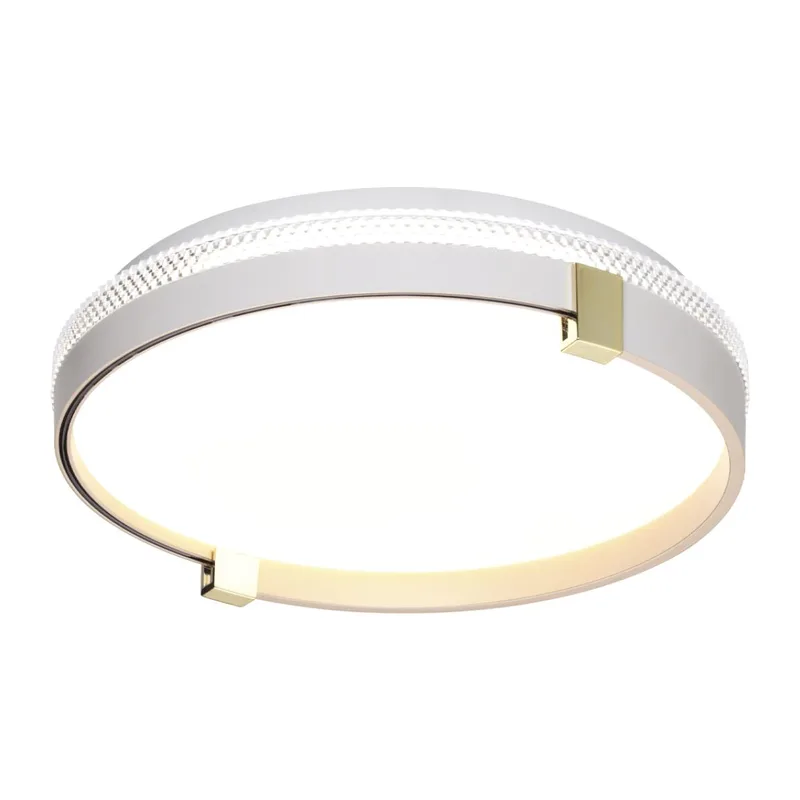 7646/CLN PALE SN 189 Светильник пластик/белый/золотой LED 36Вт 4000К D340 IP43 OLIDI WHITE 2