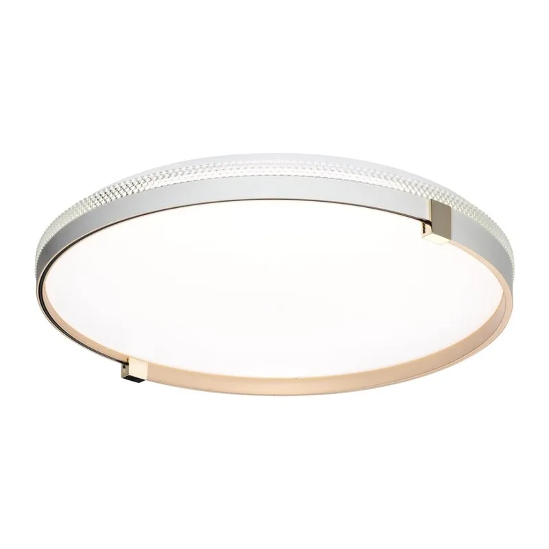 7646/DLN PALE SN 189 Светильник пластик/белый/золотой LED 48Вт 3000/4000/6000К D390 IP43 CCT OLIDI WHITE 4
