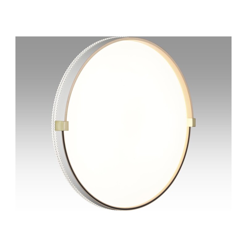 7646/ELN PALE SN 189 Светильник пластик/золотой LED 76Вт 3000/4000/6000К D490 IP43 CCT OLIDI WHITE 4