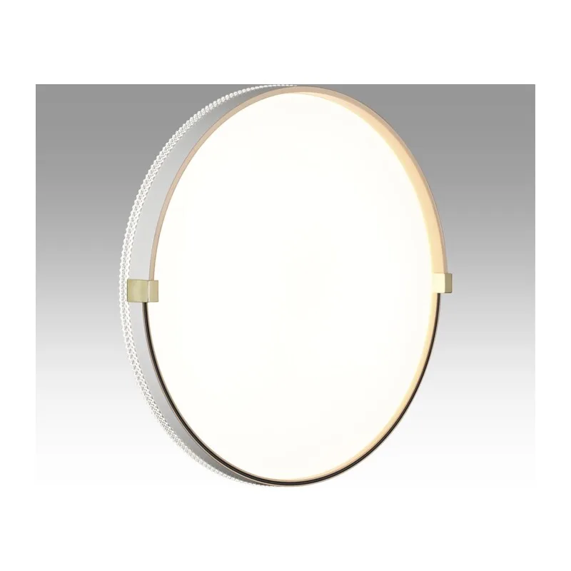 7646/ELN PALE SN 189 Светильник пластик/золотой LED 76Вт 3000/4000/6000К D490 IP43 CCT OLIDI WHITE 2