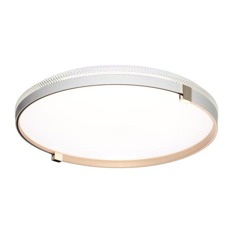 7646/ELN PALE SN 189 Светильник пластик/золотой LED 76Вт 3000/4000/6000К D490 IP43 CCT OLIDI WHITE 5