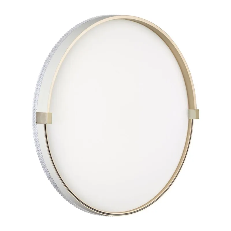 7646/ELN PALE SN 189 Светильник пластик/золотой LED 76Вт 3000/4000/6000К D490 IP43 CCT OLIDI WHITE