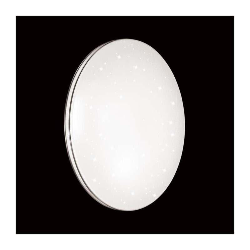 2051/DLN PALE SN 211 Светильник пластик/белый/хром LED 48Вт 3000/4000/6000K D410 IP43 CCT LEKA 3
