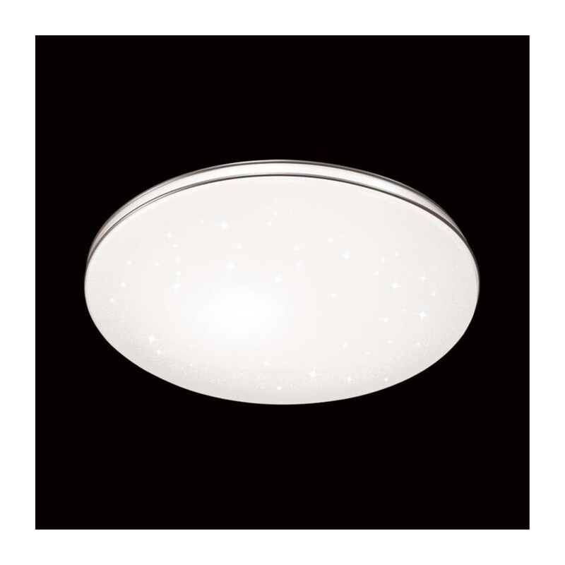 2051/DLN PALE SN 211 Светильник пластик/белый/хром LED 48Вт 3000/4000/6000K D410 IP43 CCT LEKA 4