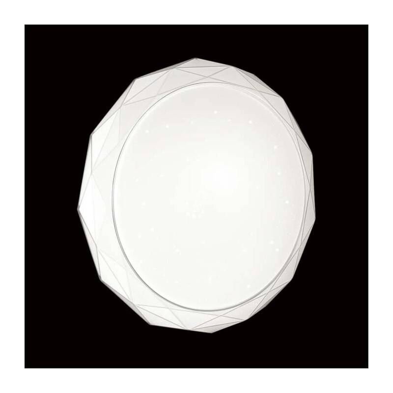 2045/ELN PALE SN 220 Светильник пластик/белый/прозрачный LED 76Вт 3000/4000/6000K D500 IP43 CCT GINO 3