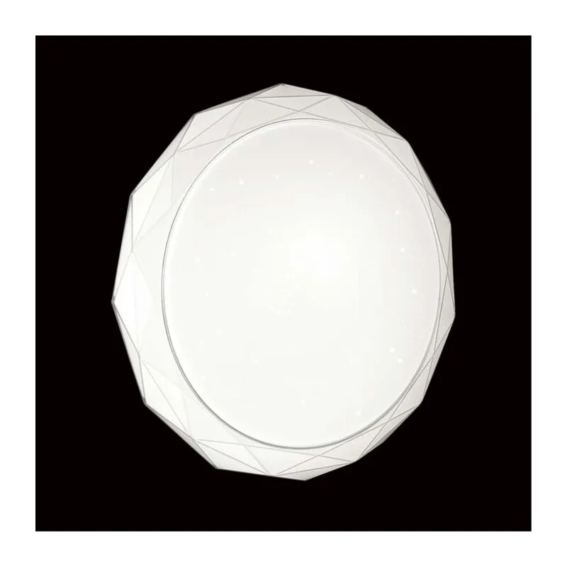 2045/ELN PALE SN 220 Светильник пластик/белый/прозрачный LED 76Вт 3000/4000/6000K D500 IP43 CCT GINO 2