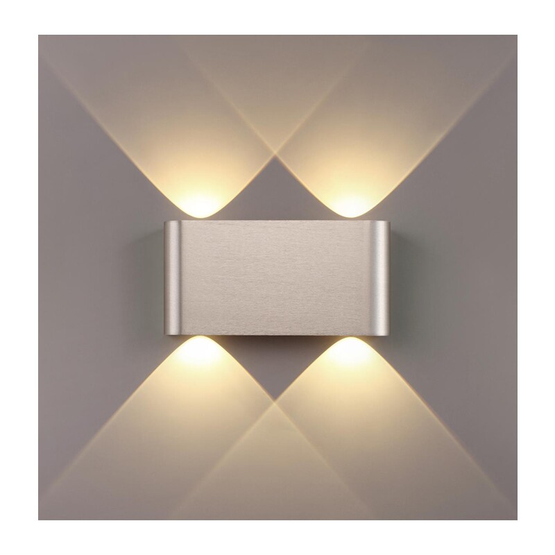 7106/4WL HIGHTECH ODL26 441 Настенный светильник матовый никель/металл IP20 LED 4W 3000K 220V MAGNUM 4