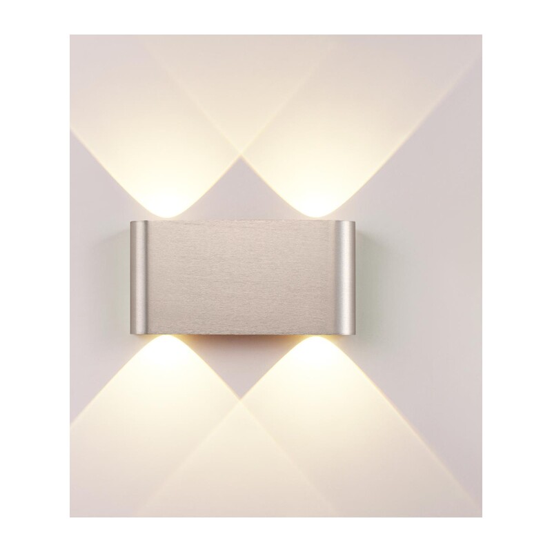 7106/4WL HIGHTECH ODL26 441 Настенный светильник матовый никель/металл IP20 LED 4W 3000K 220V MAGNUM