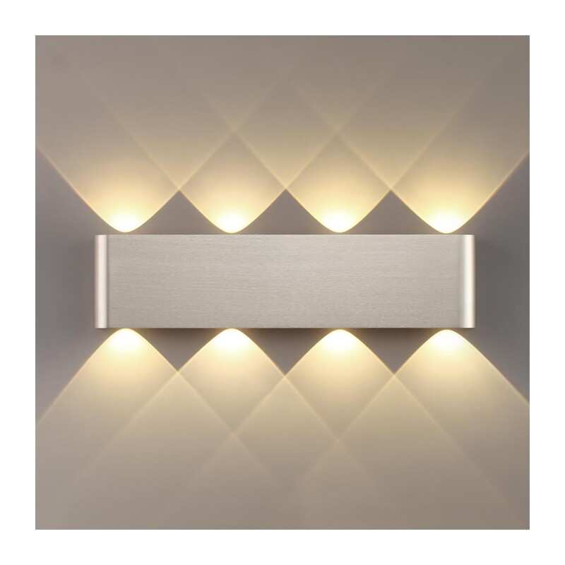 7106/8WL HIGHTECH ODL26 441 Настенный светильник матовый никель/металл IP20 LED 8W 3000K 220V MAGNUM 4