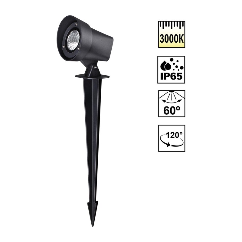 359529 STREET NT25 790 черный Светильник ландшафтный светодиодный грунтовый IP65 LED 13W 110-240V 1040Лм 3000К LANDSCAPE 3