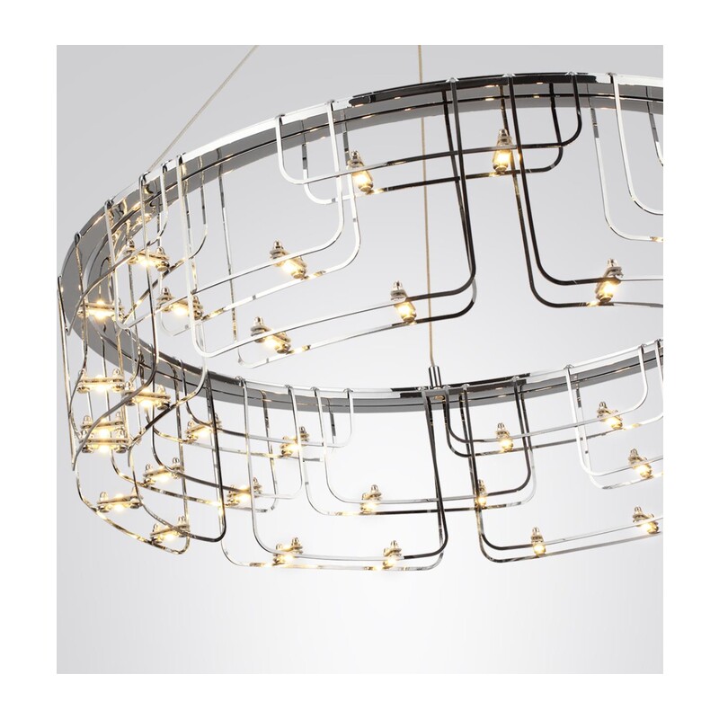 7059/44L HIGHTECH ODL26 287 Подвесной светильник нерж/сталь хром IP20 LED 44W 3960Лм 3000K 220V ZAHA 2