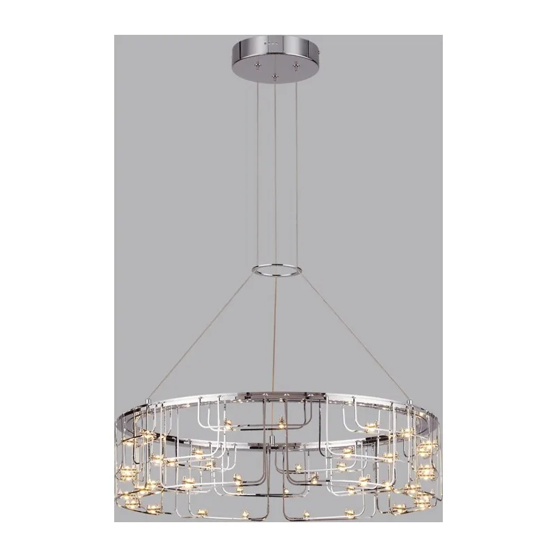 7059/44L HIGHTECH ODL26 287 Подвесной светильник нерж/сталь хром IP20 LED 44W 3960Лм 3000K 220V ZAHA 4