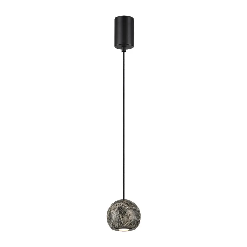 7068/5L MIDCENT ODL26 169 Подвесной светильник мрамор Bidasar/металл IP20 LED 5W 3000K 220V DEX