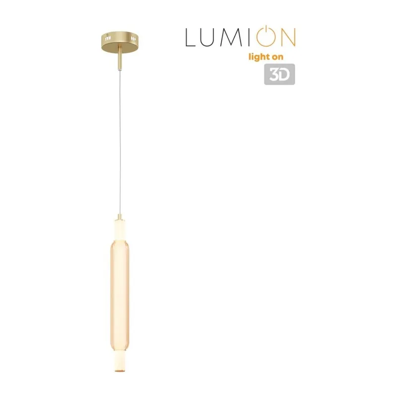 8259/15WCL LEDIO LN26 280 золото/амбер, металл/акрил/стекло Бра/подвес LED 15W 4000К 220V TRENDY 5
