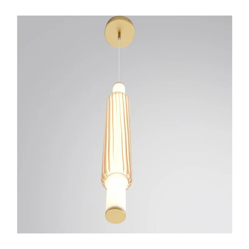 8259/15WCL LEDIO LN26 280 золото/амбер, металл/акрил/стекло Бра/подвес LED 15W 4000К 220V TRENDY 3