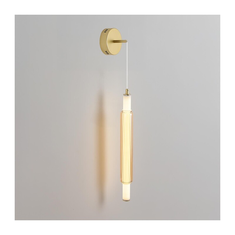 8259/15WCL LEDIO LN26 280 золото/амбер, металл/акрил/стекло Бра/подвес LED 15W 4000К 220V TRENDY