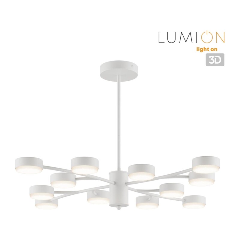 8265/12 COMFI LN26 233 металл, белый Люстра GX53 LED 12*7W 220V TORINA 2