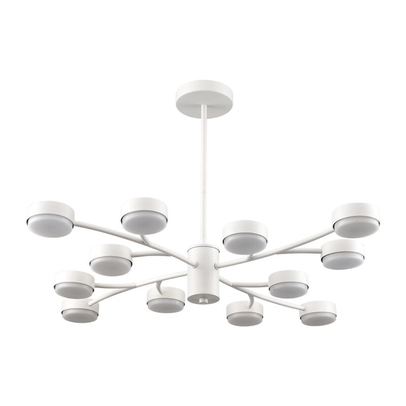 8265/12 COMFI LN26 233 металл, белый Люстра GX53 LED 12*7W 220V TORINA 5