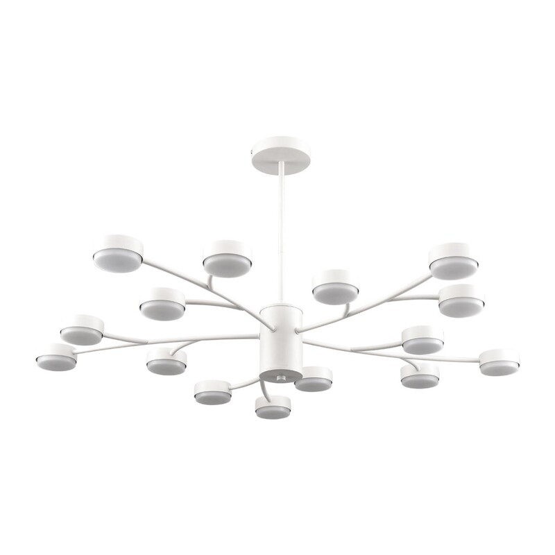 8265/15 COMFI LN26 233 металл/металл белый/белый Люстра GX53 LED 15*7W 220V TORINA 5