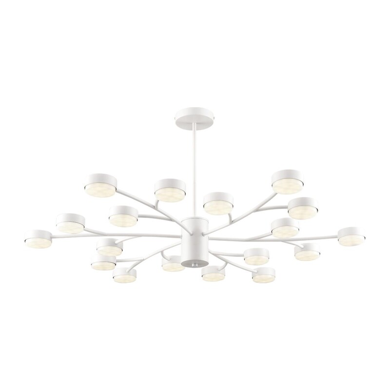 8265/18 COMFI LN26 233 металл, белый Люстра GX53 LED 18*7W 220V TORINA