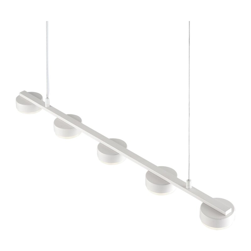 8265/5 COMFI LN26 234 металл, белый Светильник подвесной GX53 LED 5*7W 220V TORINA 4