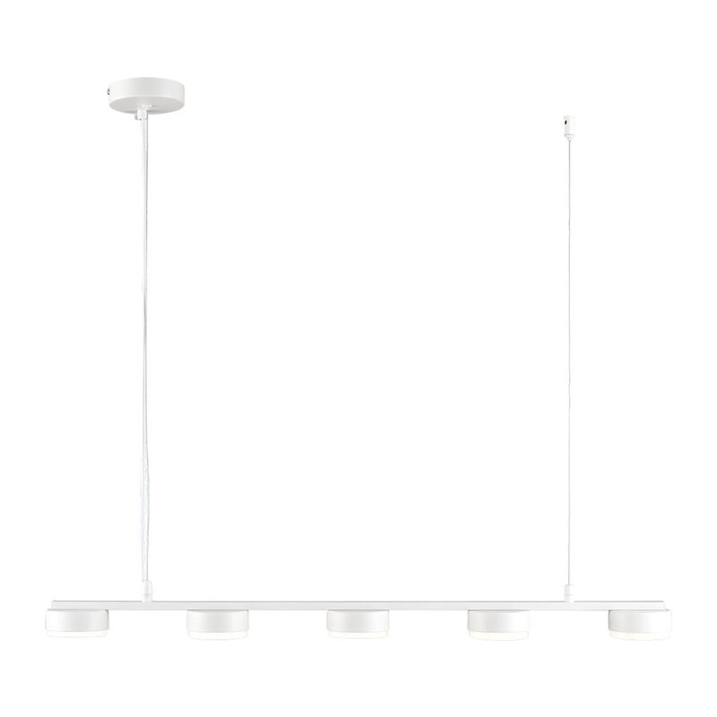 8265/5 COMFI LN26 234 металл, белый Светильник подвесной GX53 LED 5*7W 220V TORINA