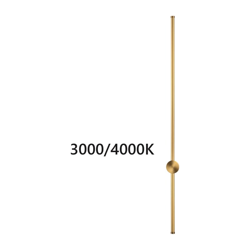 4335/18WGP HIGHTECH ODL23 275 золото Настенный светильник IP20 LED 18W 849Лм 3000K/4000K (перекл. ч/з тумблер на драйвере) FILLINI 5
