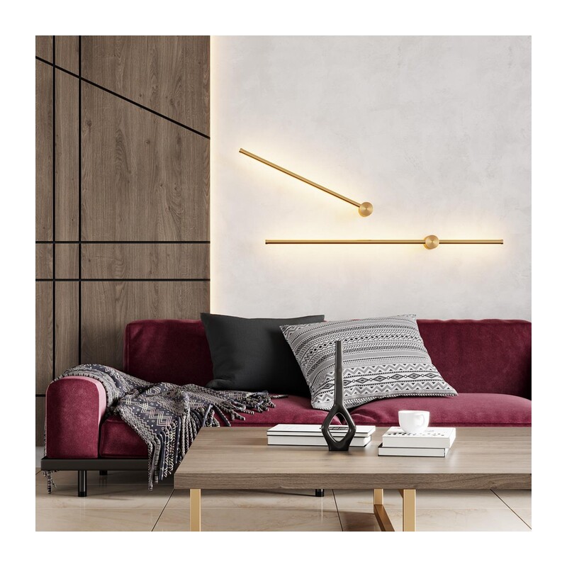 4335/18WGP HIGHTECH ODL23 275 золото Настенный светильник IP20 LED 18W 849Лм 3000K/4000K (перекл. ч/з тумблер на драйвере) FILLINI 6