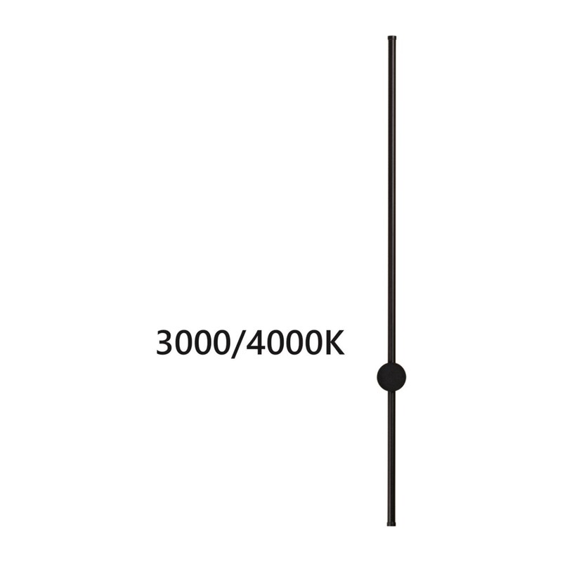 4335/18WLP HIGHTECH ODL22 275 чёрный Настенный светильник IP20 LED 18W 849Лм 3000K/4000K (перекл. ч/з тумблер на драйвере) FILLINI 4