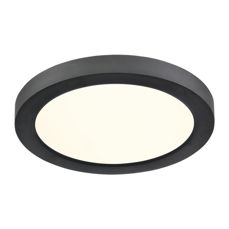 7788/12L MITRA LED SN 537 Светильник пластик/белый/черный LED 12Вт 3000/4000/6500К D170 IP44 CCT/датчик движения NEBULA BLACK 4