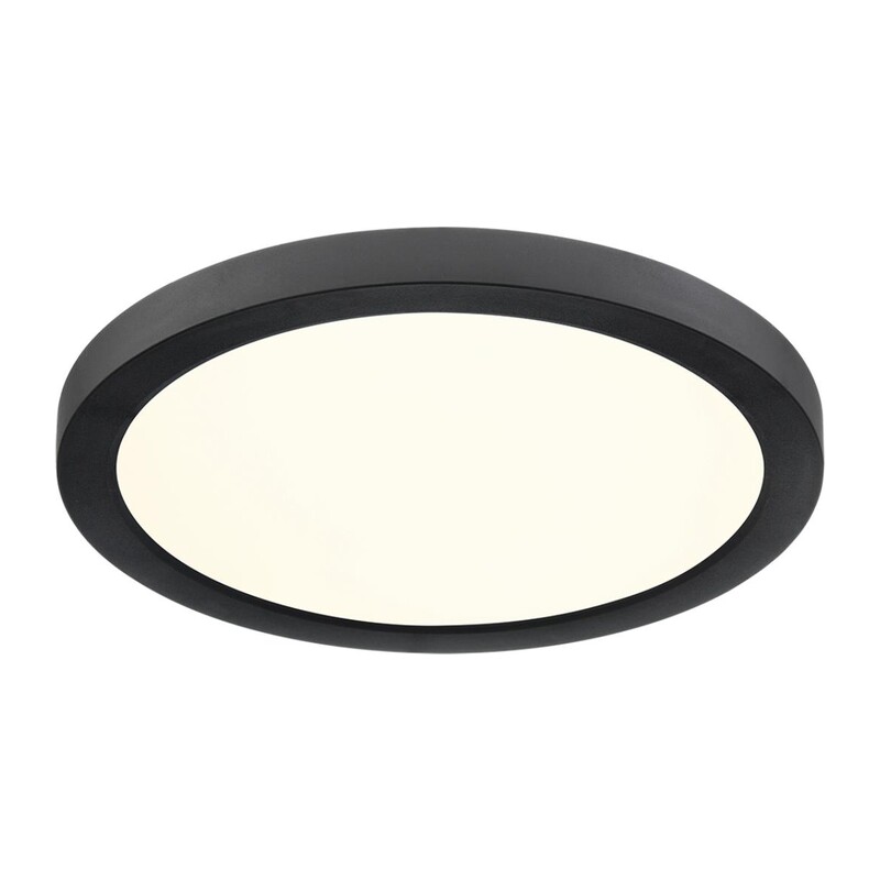 7788/18L MITRA LED SN 537 Светильник пластик/белый/черный LED 18Вт 3000/4000/6500К D225 IP44 CCT/датчик движения NEBULA BLACK 4