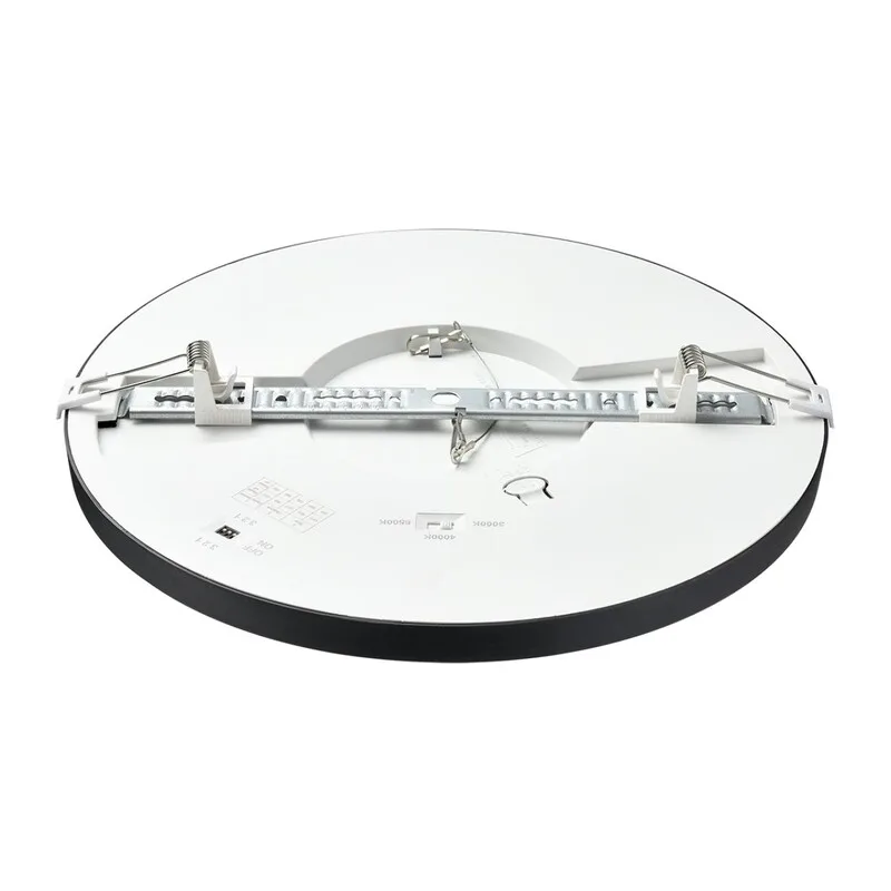 7788/24L MITRA LED SN 537 Светильник пластик/белый/черный LED 24Вт 3000/4000/6500К D300 IP44 CCT/датчик движения NEBULA BLACK 2