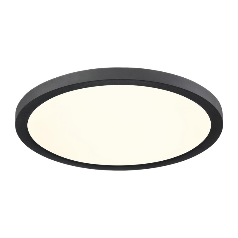 7788/24L MITRA LED SN 537 Светильник пластик/белый/черный LED 24Вт 3000/4000/6500К D300 IP44 CCT/датчик движения NEBULA BLACK 4