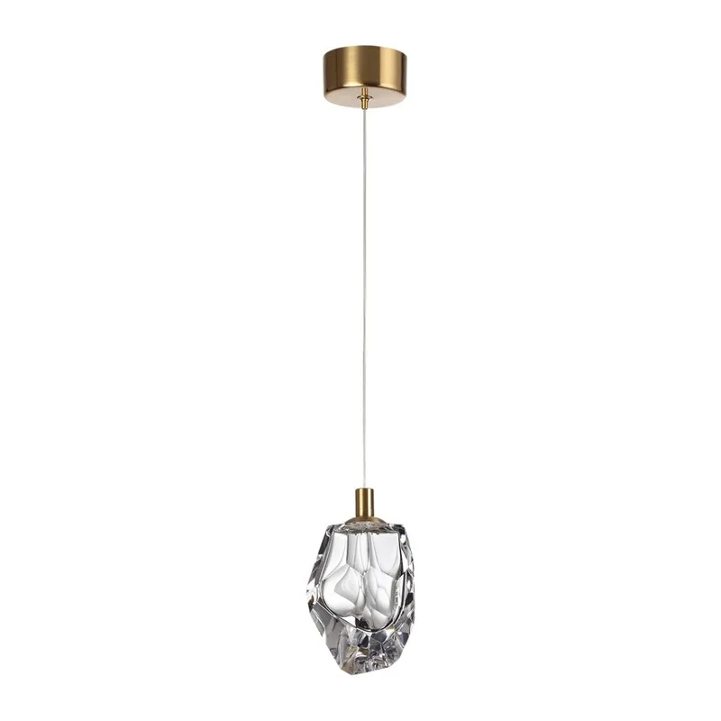 7114/4LC L-VISION ODL25 Подвесной светильник бронзовый/прозрачное  стекло/металл IP20 LED 4W 300Лм 3000K 200° 220V GEMME