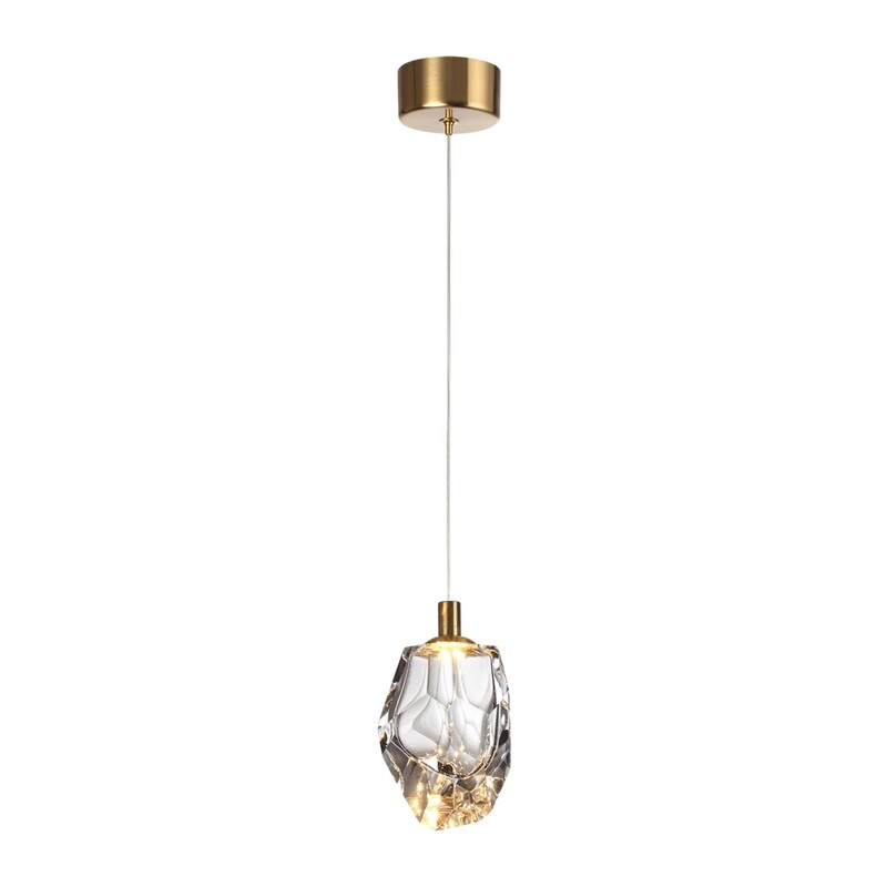 7114/4LC L-VISION ODL25 Подвесной светильник бронзовый/прозрачное  стекло/металл IP20 LED 4W 300Лм 3000K 200° 220V GEMME