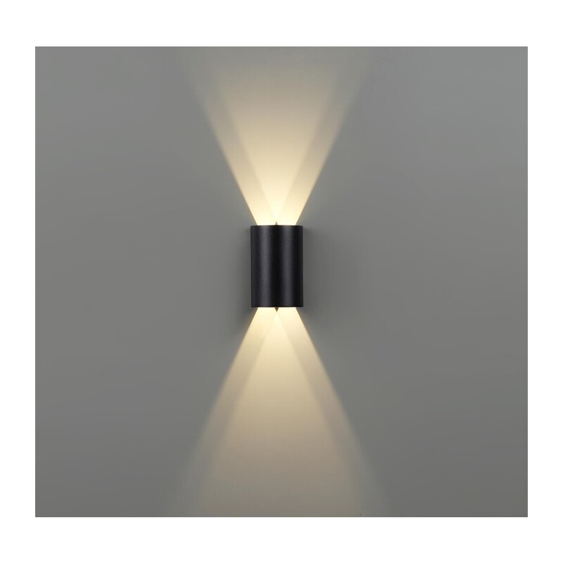 7125/4WL NATURE ODL25 683 Фасадный светильник черный/металл IP54 LED 5W 115° 100-240V BAR 2