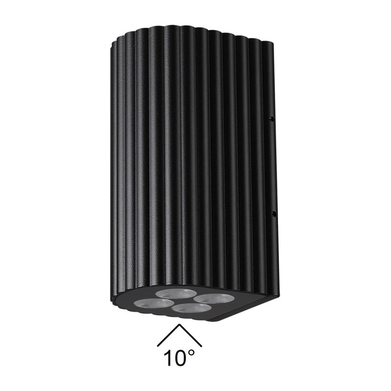7127/14WL NATURE ODL25 681 Фасадный светильник черный/металл IP54 LED 15W 10° 220-240V GLENN 5