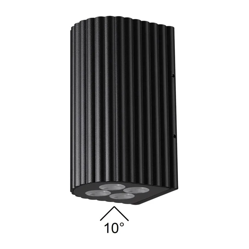 7127/14WL NATURE ODL25 681 Фасадный светильник черный/металл IP54 LED 15W 10° 220-240V GLENN