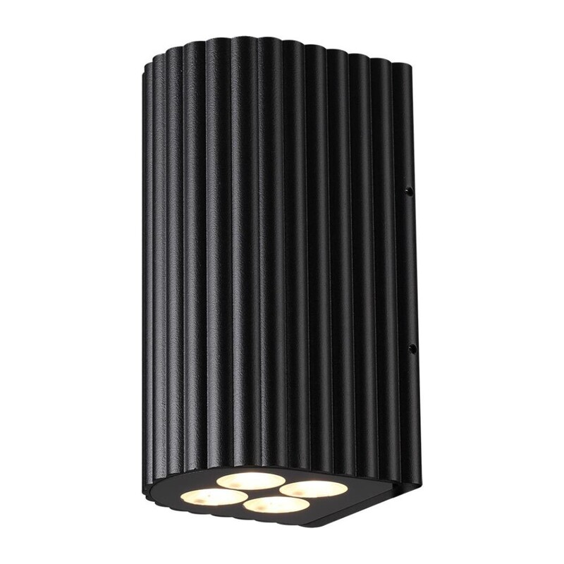 7127/14WL NATURE ODL25 681 Фасадный светильник черный/металл IP54 LED 15W 10° 220-240V GLENN