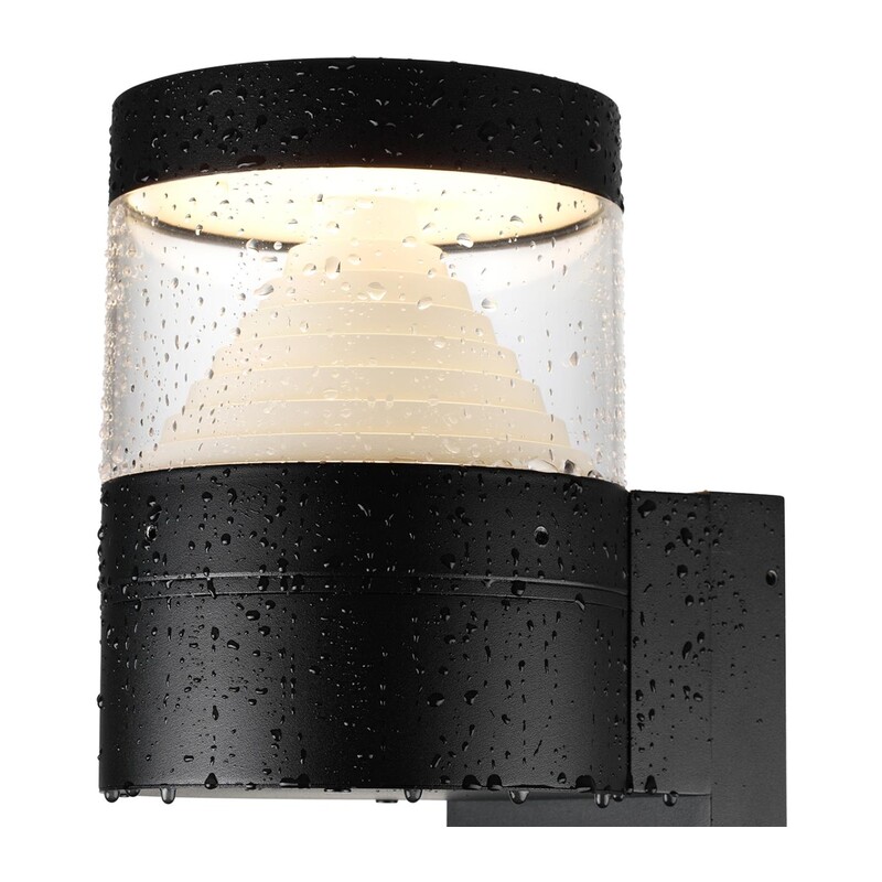 7140/20WL NATURE ODL25 669 Настенный светильник черный/металл IP54 LED 20W 652Лм 245° 3000K 85-265V HULK 2
