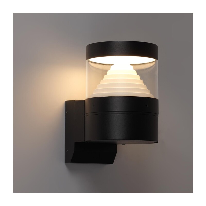 7140/20WL NATURE ODL25 669 Настенный светильник черный/металл IP54 LED 20W 652Лм 245° 3000K 85-265V HULK 4