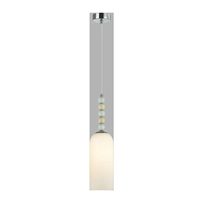 8271/1A NEOCLASSI LN26 153 хром/голубой/желтый/белый, металл/стекло Подвес Е14 1*40W 220V TRACY 4