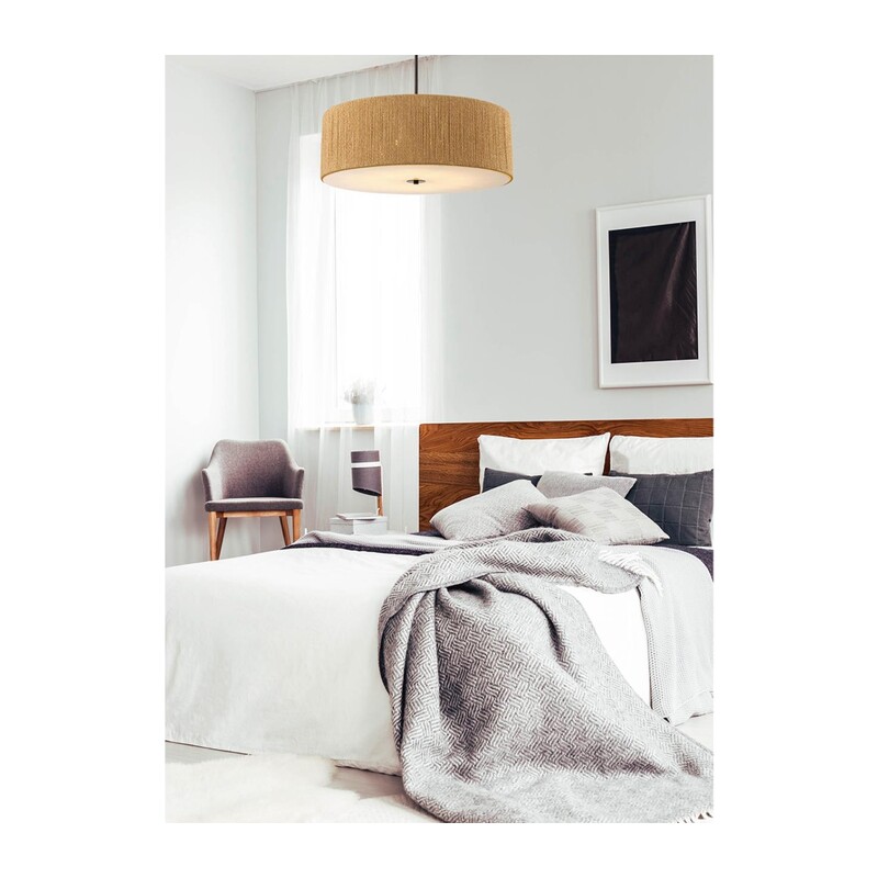 8286/7 ECO LN26 321 черный/коричневый, металл/веревка/стекло Люстра потолочная Е14 7*40W 220V SILVANA 6