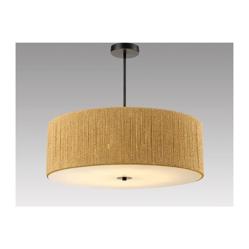 8286/7 ECO LN26 321 черный/коричневый, металл/веревка/стекло Люстра потолочная Е14 7*40W 220V SILVANA 5