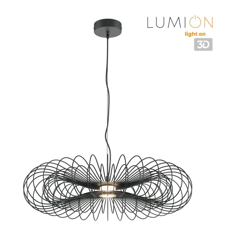 8301/10L LEDIO LN26 297 черный, металл/акрил Подвес LED 9W 3000K 220V CAMOMILE 2