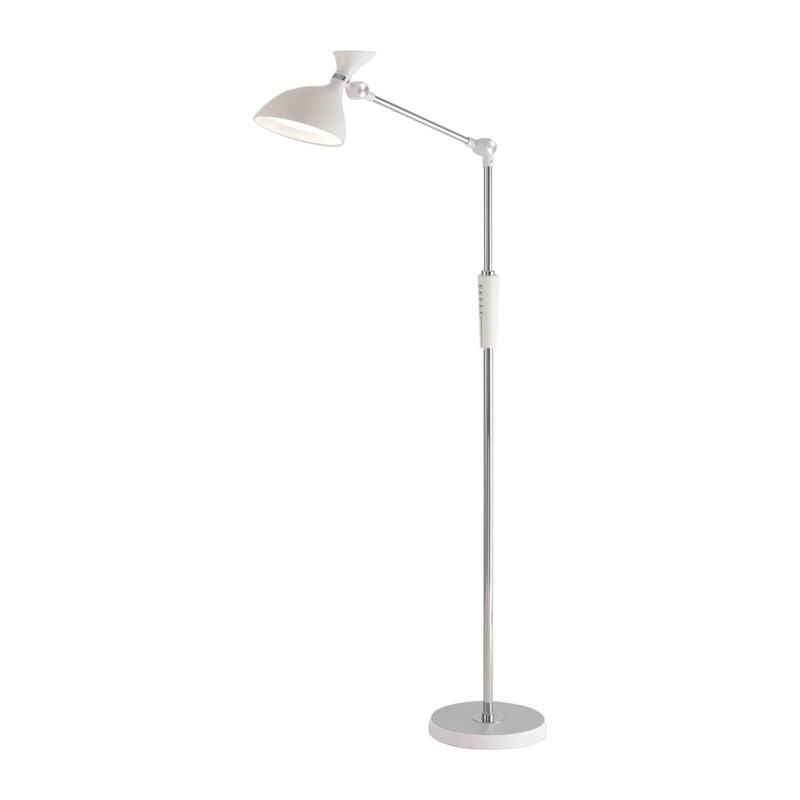 8330/15FL LEDIO LN26 458 белый, металл/пластик Торшер LED 15W 3000/4000/6000K 220-240V ССТ/диммер HORSA