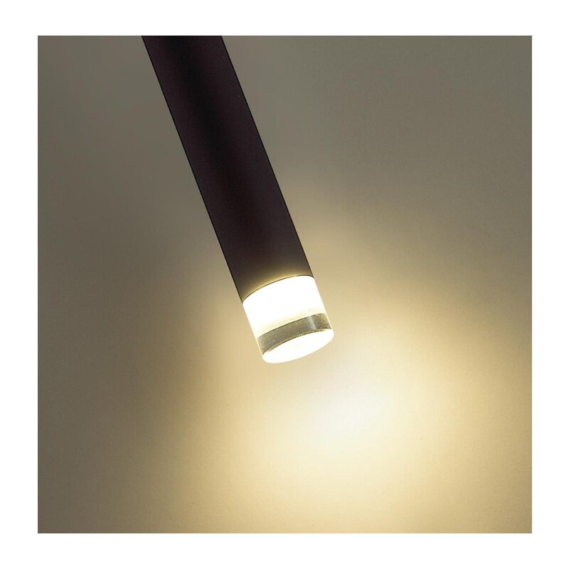 4373/3LA HIGHTECH ODL26 279 Подвесной светильник черный/хрустальн. стекло/металл IP20 LED 3W 400Лм 3000K 220-240V FIANO 2