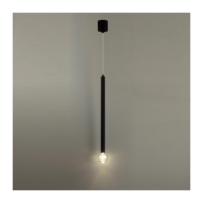 4373/3LA HIGHTECH ODL26 279 Подвесной светильник черный/хрустальн. стекло/металл IP20 LED 3W 400Лм 3000K 220-240V FIANO