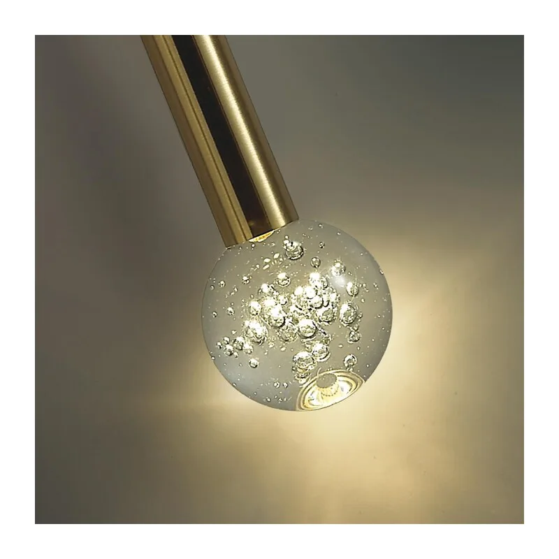 4374/3LA HIGHTECH ODL26 279 Подвесной светильник золото/хрустальн. стекло/металл IP20 LED 3W 400Лм 3000K 220-240V FIANO 3
